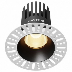 Встраиваемый светильник Maytoni Dip DL121-15W-2.7K-TRS-B в Александровском - alexsandrovskoe.ok-mebel.com | фото