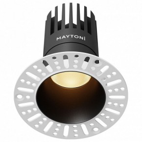 Встраиваемый светильник Maytoni Dip DL122-15W-2.7K-TRS-B в Александровском - alexsandrovskoe.ok-mebel.com | фото