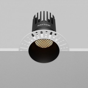 Встраиваемый светильник Maytoni Dip DL122-15W-2.7K-TRS-B в Александровском - alexsandrovskoe.ok-mebel.com | фото 7