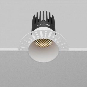 Встраиваемый светильник Maytoni Dip DL122-15W-2.7K-TRS-W в Александровском - alexsandrovskoe.ok-mebel.com | фото 7