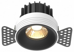 Встраиваемый светильник Maytoni Round DL058-12W2.7K-TRS-B в Александровском - alexsandrovskoe.ok-mebel.com | фото