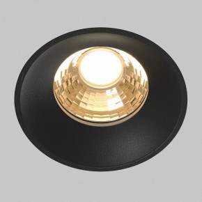 Встраиваемый светильник Maytoni Round DL058-12W2.7K-TRS-B в Александровском - alexsandrovskoe.ok-mebel.com | фото 2