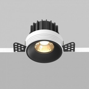 Встраиваемый светильник Maytoni Round DL058-12W2.7K-TRS-B в Александровском - alexsandrovskoe.ok-mebel.com | фото 3