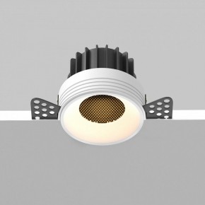 Встраиваемый светильник Maytoni Round DL058-12W2.7K-TRS-W в Александровском - alexsandrovskoe.ok-mebel.com | фото 4