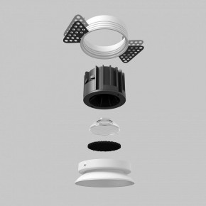 Встраиваемый светильник Maytoni Round DL058-12W2.7K-TRS-W в Александровском - alexsandrovskoe.ok-mebel.com | фото 5