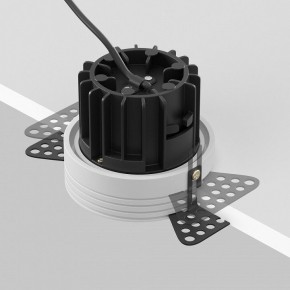 Встраиваемый светильник Maytoni Round DL058-12W2.7K-TRS-W в Александровском - alexsandrovskoe.ok-mebel.com | фото 6