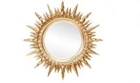 Зеркало круглое золото (1810(1) в Александровском - alexsandrovskoe.ok-mebel.com | фото
